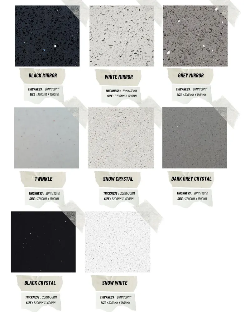A&M Marble & Stone sample 40 stone material sample for worktops and interiors