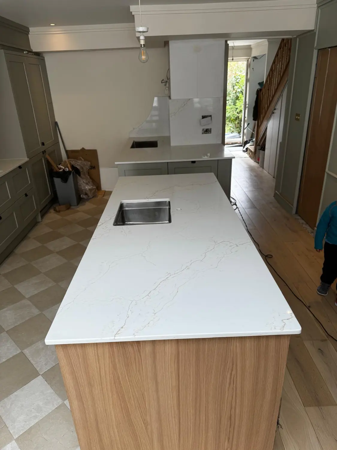 Recent marble and stone installation project by A&M Marble & Stone
