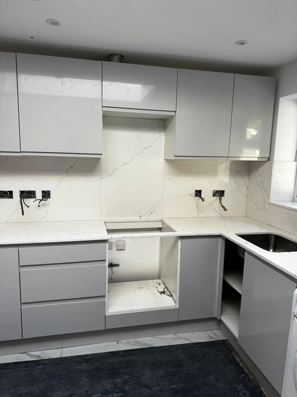 Recent marble and stone installation project by A&M Marble & Stone