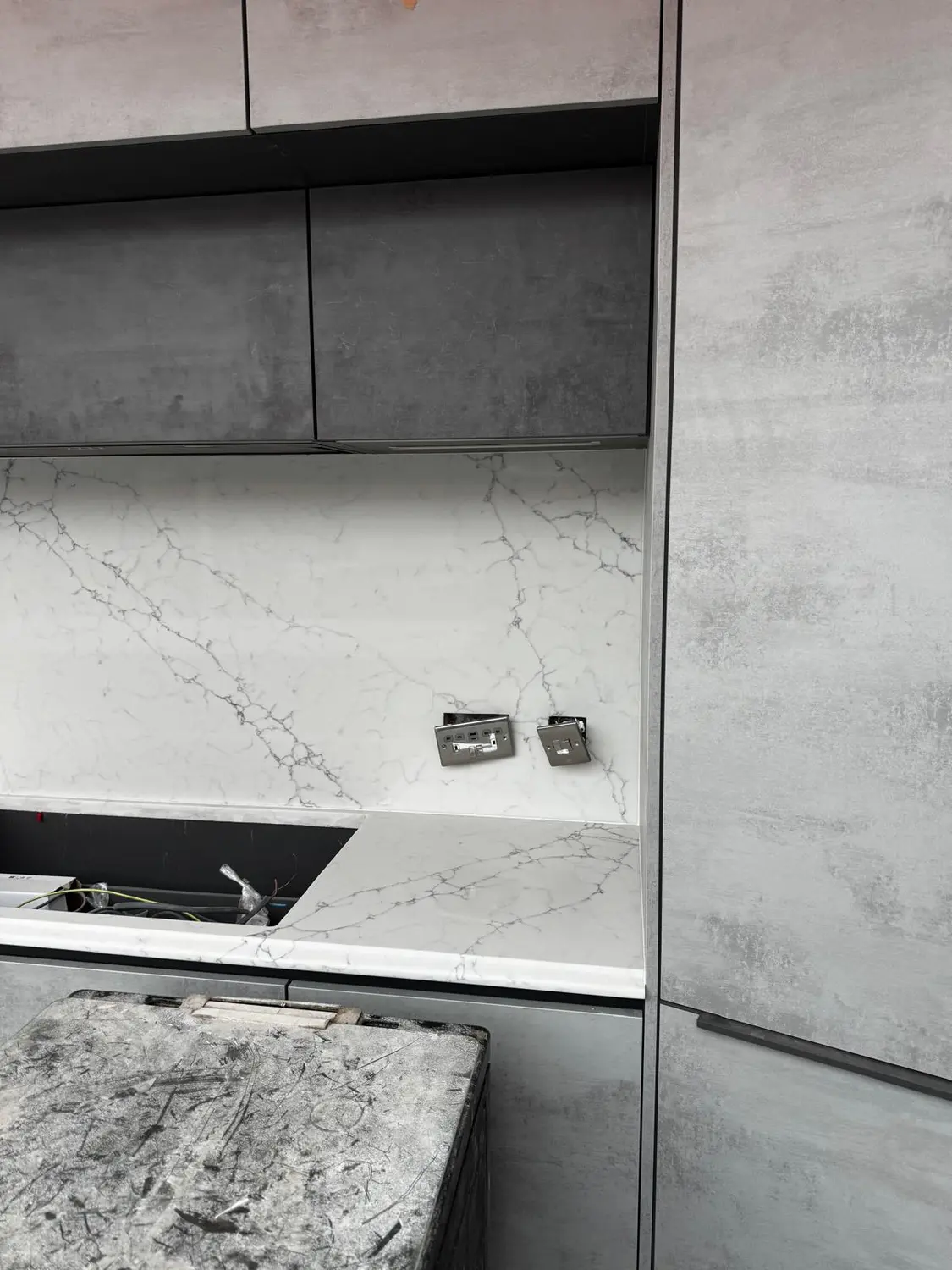 Recent marble and stone installation project by A&M Marble & Stone