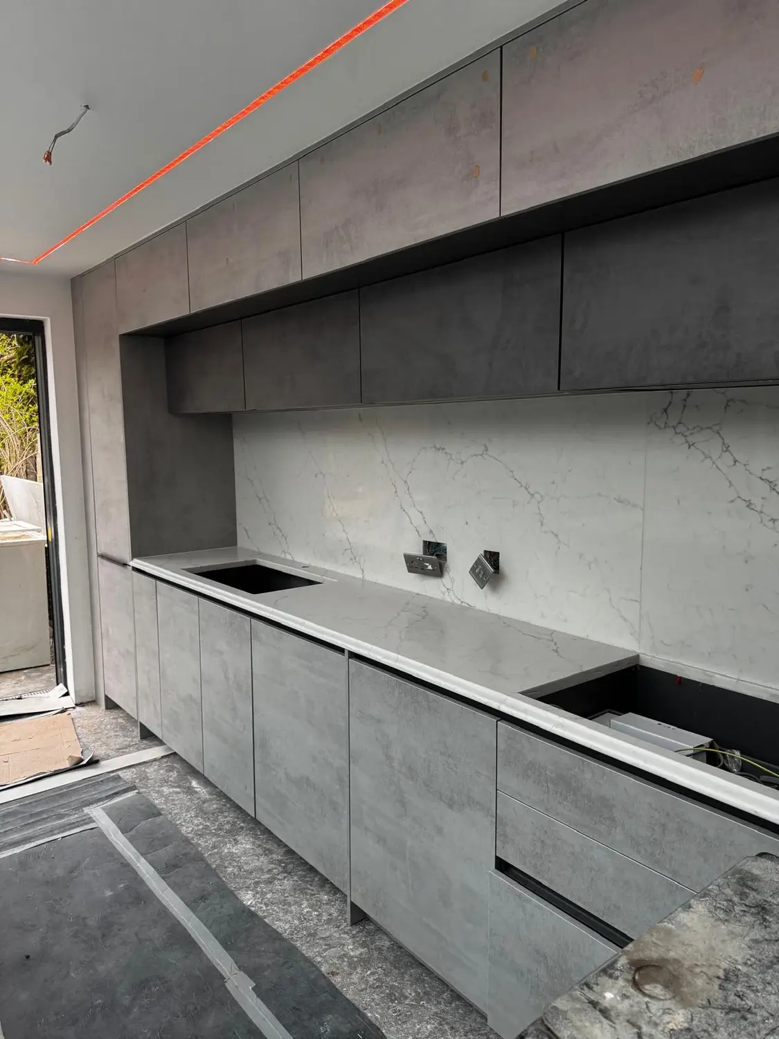 Recent marble and stone installation project by A&M Marble & Stone