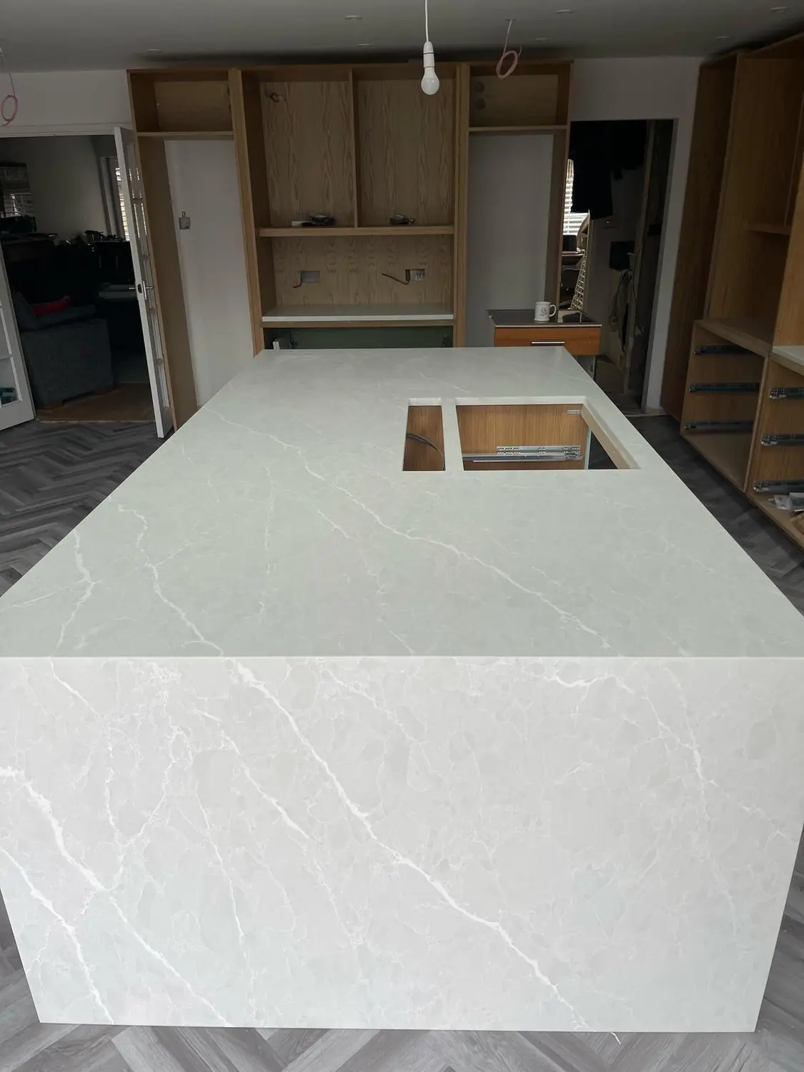 Recent marble and stone installation project by A&M Marble & Stone