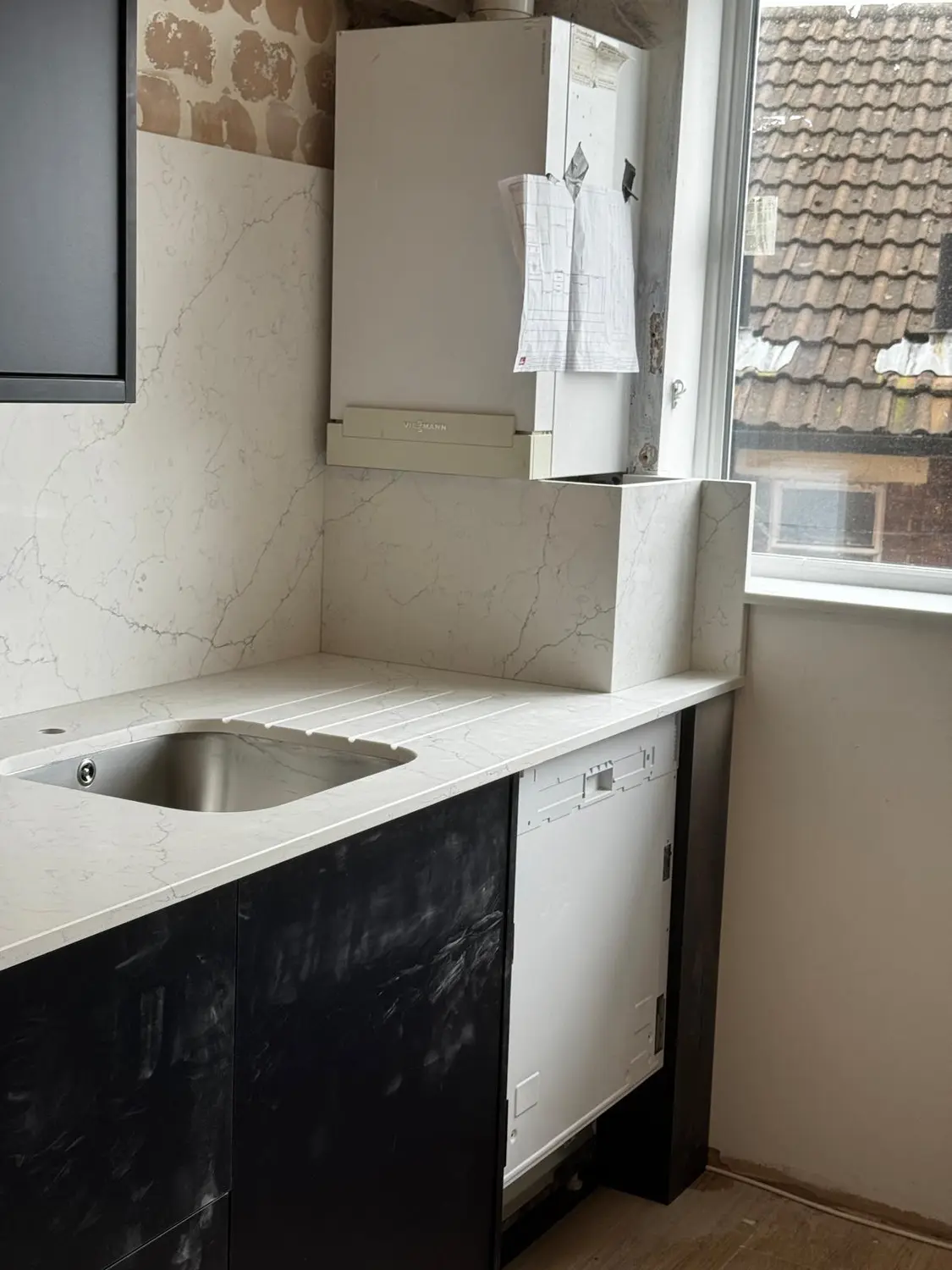 Recent marble and stone installation project by A&M Marble & Stone